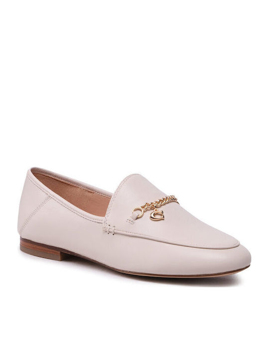 Coach Women's Loafers in Beige Color CB989