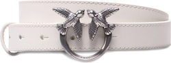 Pinko Love Women's Belt White