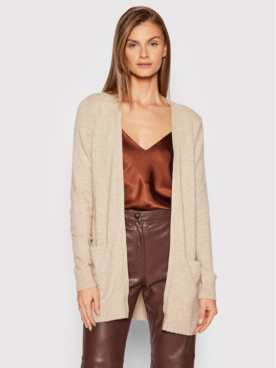 Vila Women's Cardigan Beige.