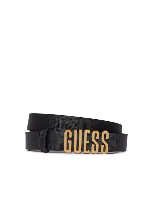 Guess Women's Leather Belt Black