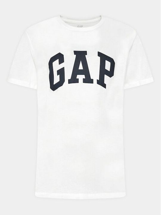 GAP Men's Short Sleeve Blouse White