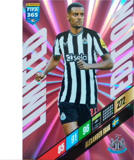 Panini Fifa 365 Top Clubs 2024 Adrenalyn XXL Einzelkarte Alexander Isak Limitierte Edition