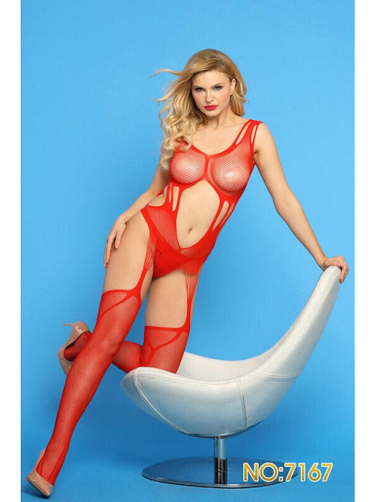 Red Bodystocking