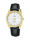 Lorus Women's Watch Solar with Black Leather Strap