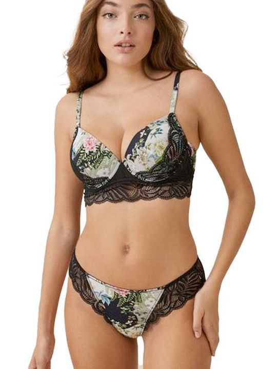 Promise Set de Lenjerie Sutien cu Brazilia Negru
