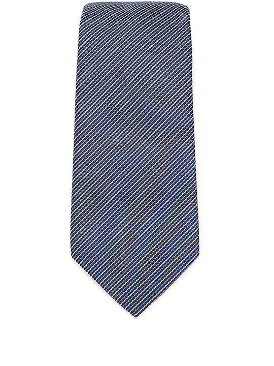 Donini Uomo Exclusive Ανδρική Γραβάτα με Σχέδια σε Μπλε Χρώμα