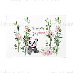 Tsantakides Panda Baptism Placemat