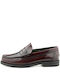 On the Road Men's Leather Loafers Burgundy