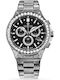 Louis XVI Men's Watch 42mm Chronograph Battery with Silver Metal Bracelet