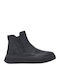 Leather Women's Ankle Boots Black