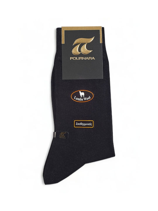 Pournara Herren Socken BLACK 1Pack