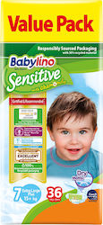 Babylino Tape Diapers Sensitive No. 7 for 15+ kgkg 36pcs