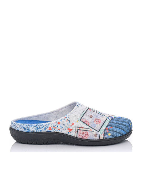 3037 Anatomical Women's Slippers Blue