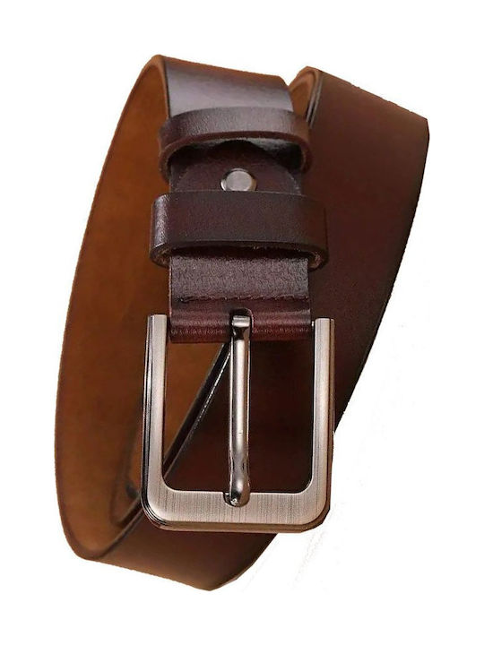 Herren Gürtel aus Künstliches Leder Braun