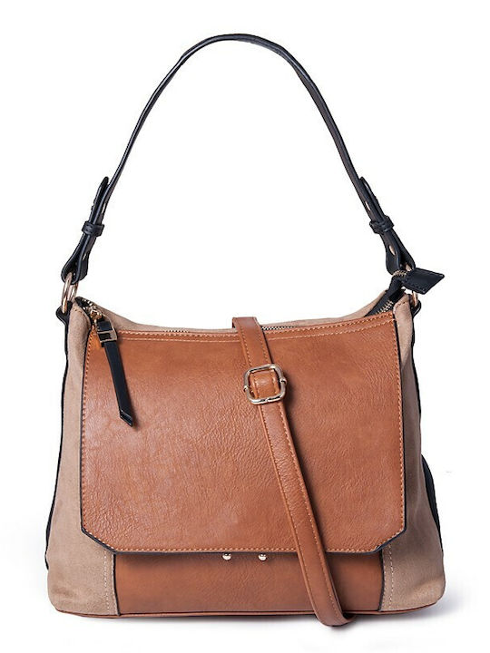 V-store Women's Bag Shoulder Tabac Brown