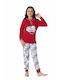 Tarik Kids Pajamas Cotton Red