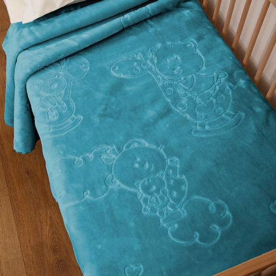 Anna Riska Blau Kinderdecke