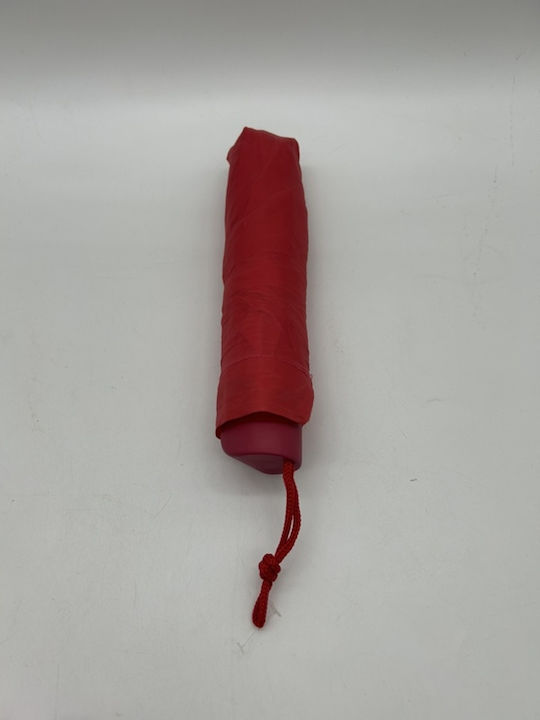 Perletti Regenschirm Kompakt Rot