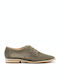Women's Suede Oxford Shoes Khaki
