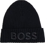 Boss Beanie Beanie Knitted in Black color
