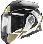 LS2 Ff901 Advant X Modular Helmet ECE 22.06 Metryk Black/Gold