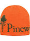 Beanie Unisex Σκούφος Πλεκτός σε Πορτοκαλί χρώμα