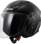 LS2 Airflow Ii Of616 Solid Black Motorradhelm J...