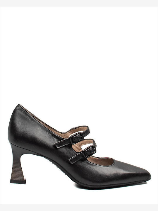 Hispanitas Leather Black Heels