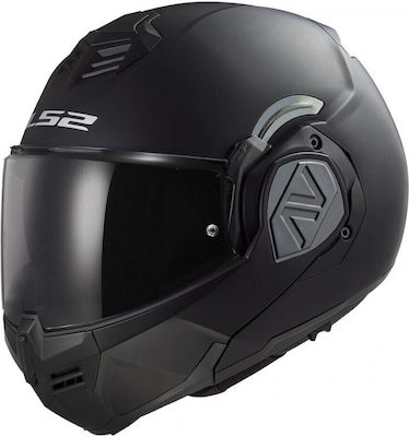 LS2 Ff906 Advant Solid Matt Black Motorradhelm Aufklappbar