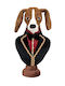 Lianos Christmas Plush Figure Doggy Brown Height 48cm 2pcs
