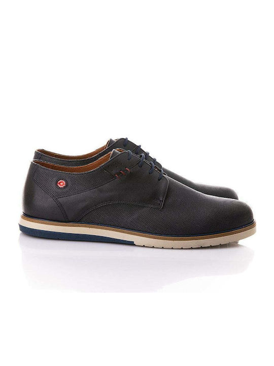 Robinson Δερμάτινα Ανδρικά Casual Παπούτσια Μπλε
