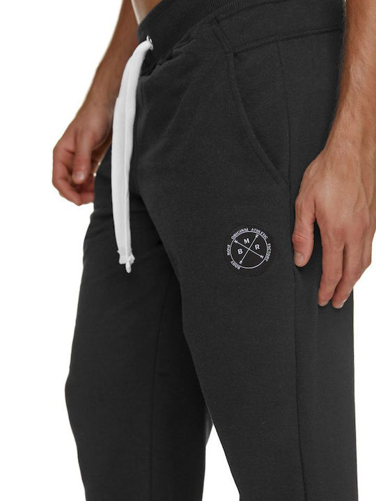 Bodymove Ύφασμα Men's Sweatpants Black