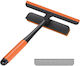 Factory Plastic Rotating Cleaning Brush with Handle Black