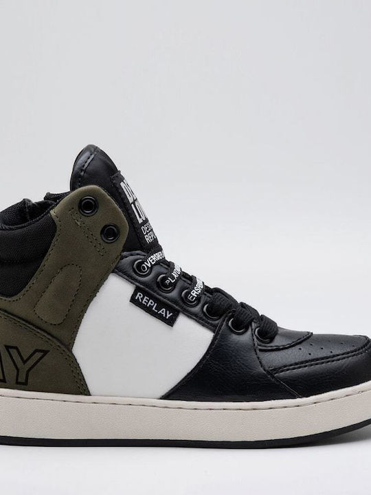 Replay Cobra Kinder Sneakers Hoch Schwarz