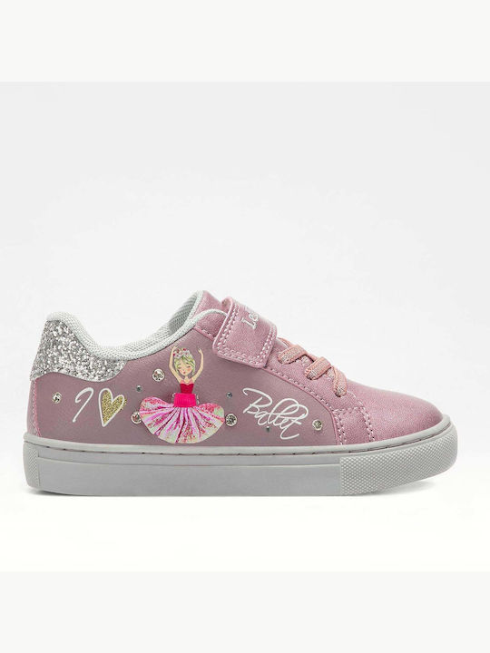 Lelli Kelly Παιδικά Sneakers με Σκρατς & Φωτάκια Ροζ
