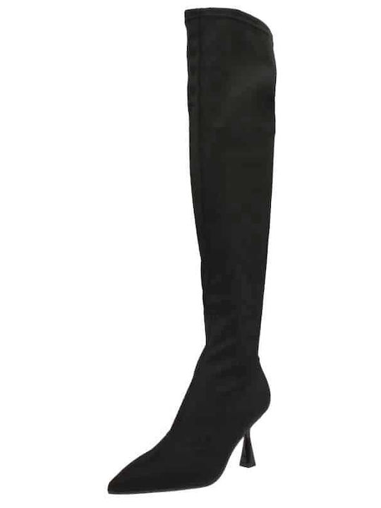Primadonna Synthetic Leather High Heel Women's Boots Black