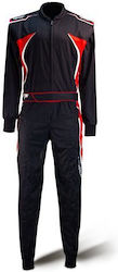 Speed Racewear Detroit HS-3 Pentru bărbați Costum Pilot Kart Black / Red / White