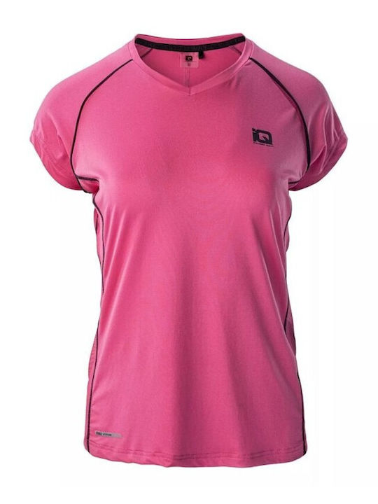 IQ Damen Sportlich T-shirt Rosa