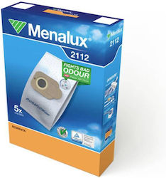 Menalux Σακούλες Σκούπας 5τμχ Συμβατή με Σκούπα Hoover / Electrolux / Rowenta