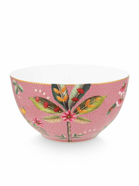 PiP Studio La Majorelle Σαλατιέρα από Πορσελάνη Pink 15x15cm
