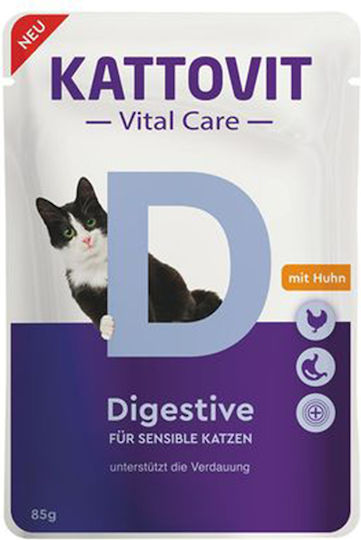 Kattovit Vital Care Мокра Храна за Възрастни Котки в Чантичка с Пилешко 85гр