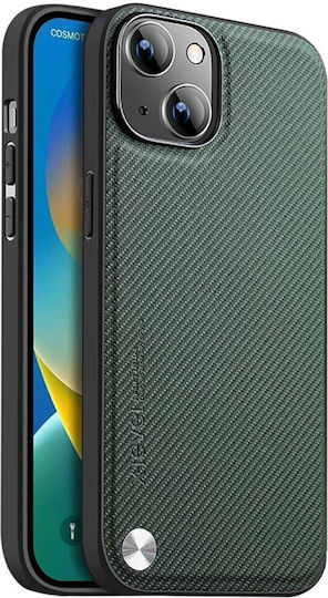 X-Level Umschlag Rückseite Aramid Fiber Grün (iPhone 15 Plus / 16 Plus)