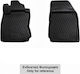 Novline Front Mats 2pcs Tray Type for Nissan NP300 2016+ Black
