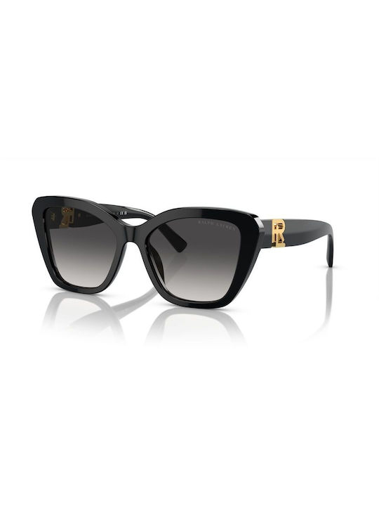 Ralph Lauren Women's Sunglasses with Black Plastic Frame and Black Gradient Lens RL8216U 50018G