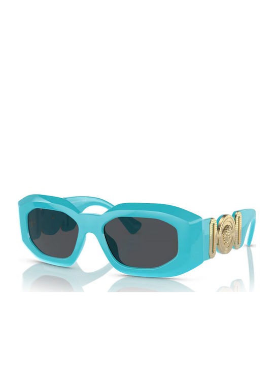 Versace Women's Sunglasses with Blue Horn-Rimme...
