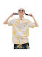 Vans Men's Shirt Short Sleeve Cotton Yellow