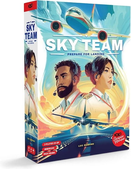 Επιτραπέζιο Παιχνίδι Sky Team Prepare for Landing για 2 Παίκτες 12+ Ετών (EN) Scorpion Masque