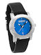 666 Barcelona Women's Watch with Black Leather Strap