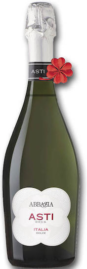 Casa Vinicola Abbazia Wein Weißer Moscato Weiß Trocken D' Asti Schaumwein 750ml