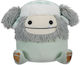 Jazwares Plüsch Squishmallows Evita Grey Bigfoot with Trapper Hat Weihnachten 19 cm für 3+ Jahre